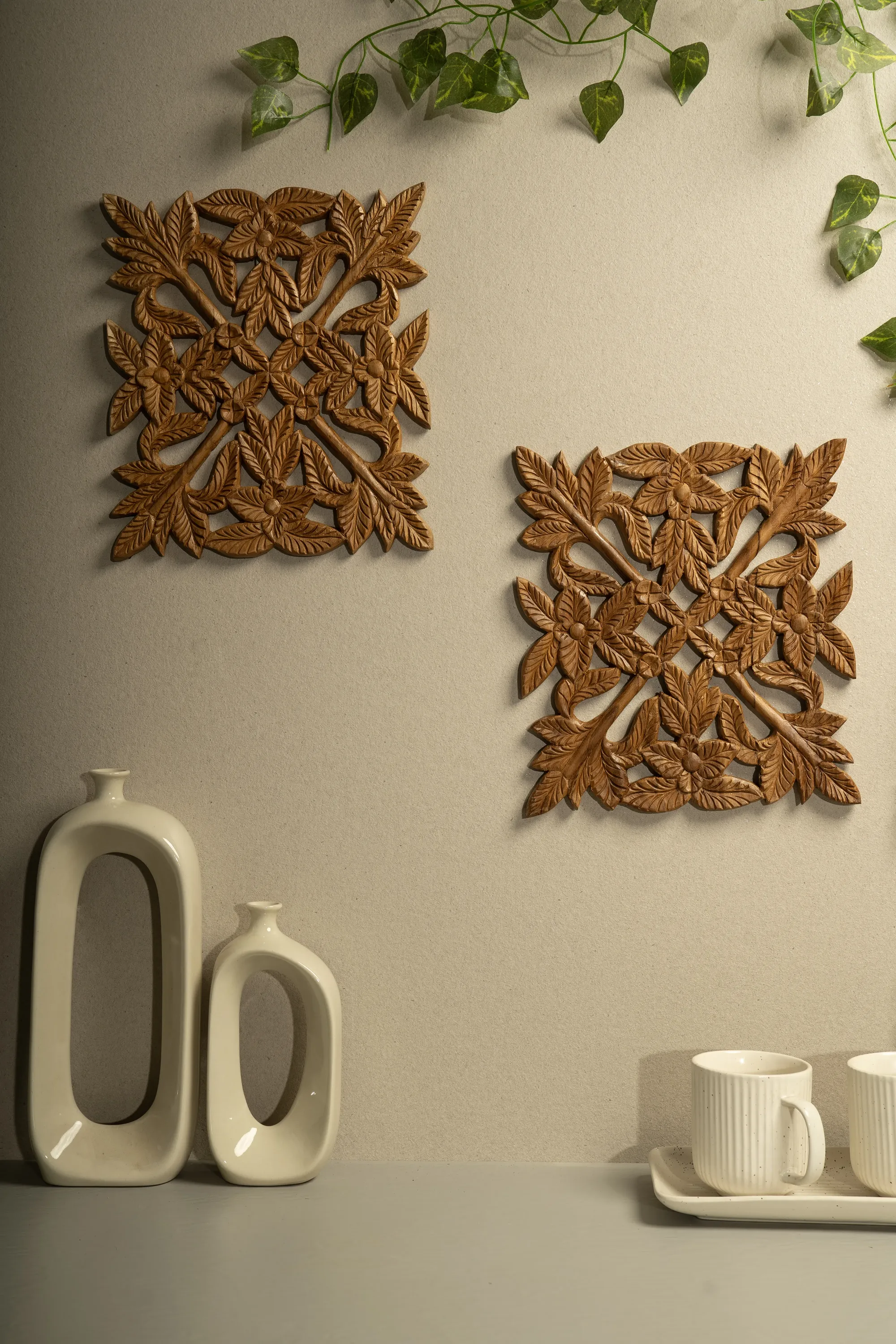 Leaf Mosaic Pair